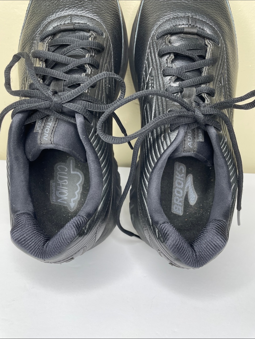 BROOKS Addition Walker 2 Woman’s Black Leather Shoes Size 11 EXTRA WIDE - Picture 8 of 12